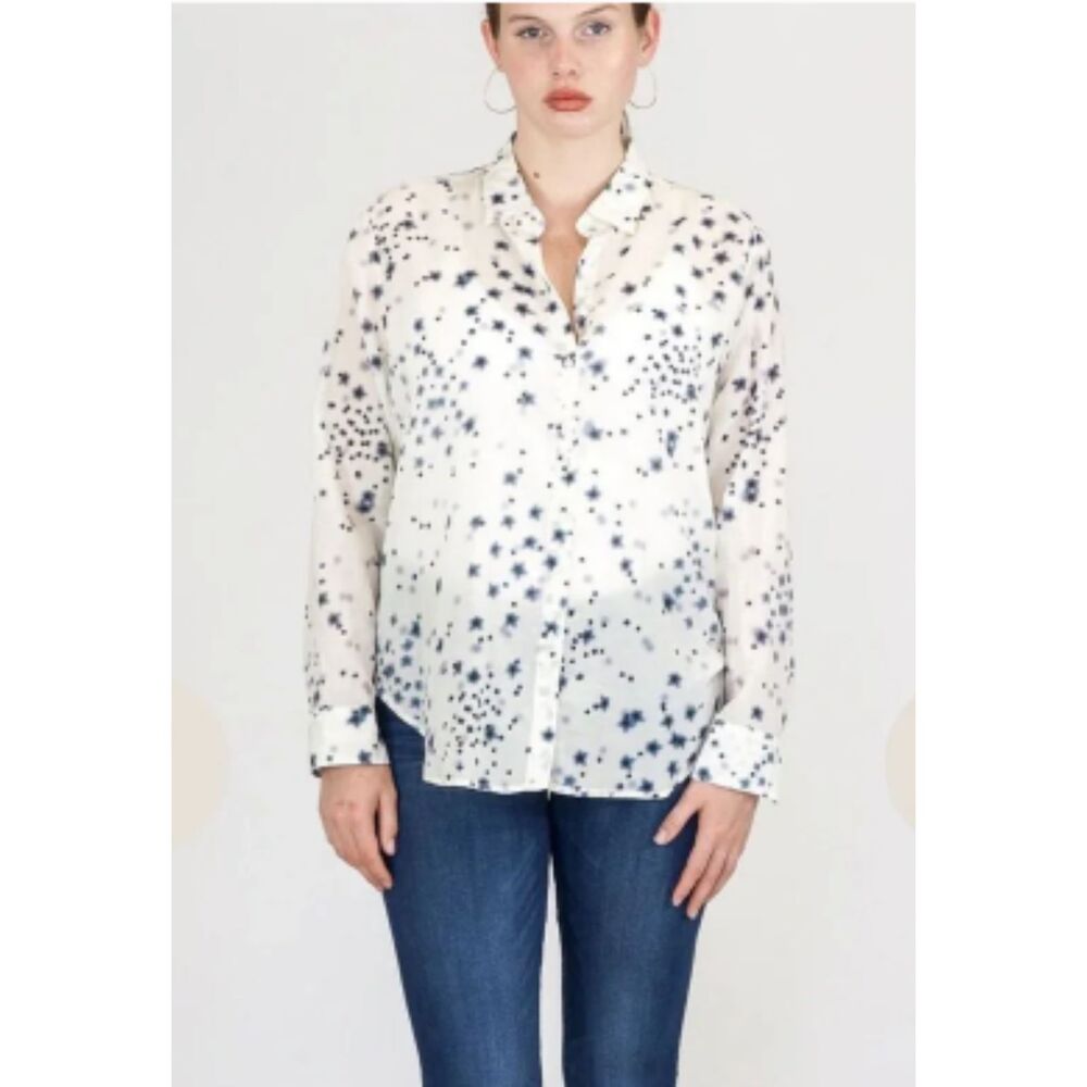 XiRENA Beau Shirt Hydra Stars Blouse Large